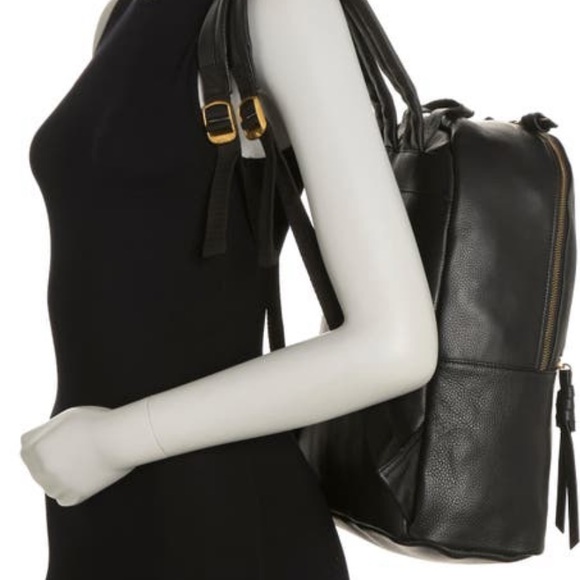 Authentic KURT GEIGER LONDON Pebbled leather two way top zip backpack - Picture 8 of 16